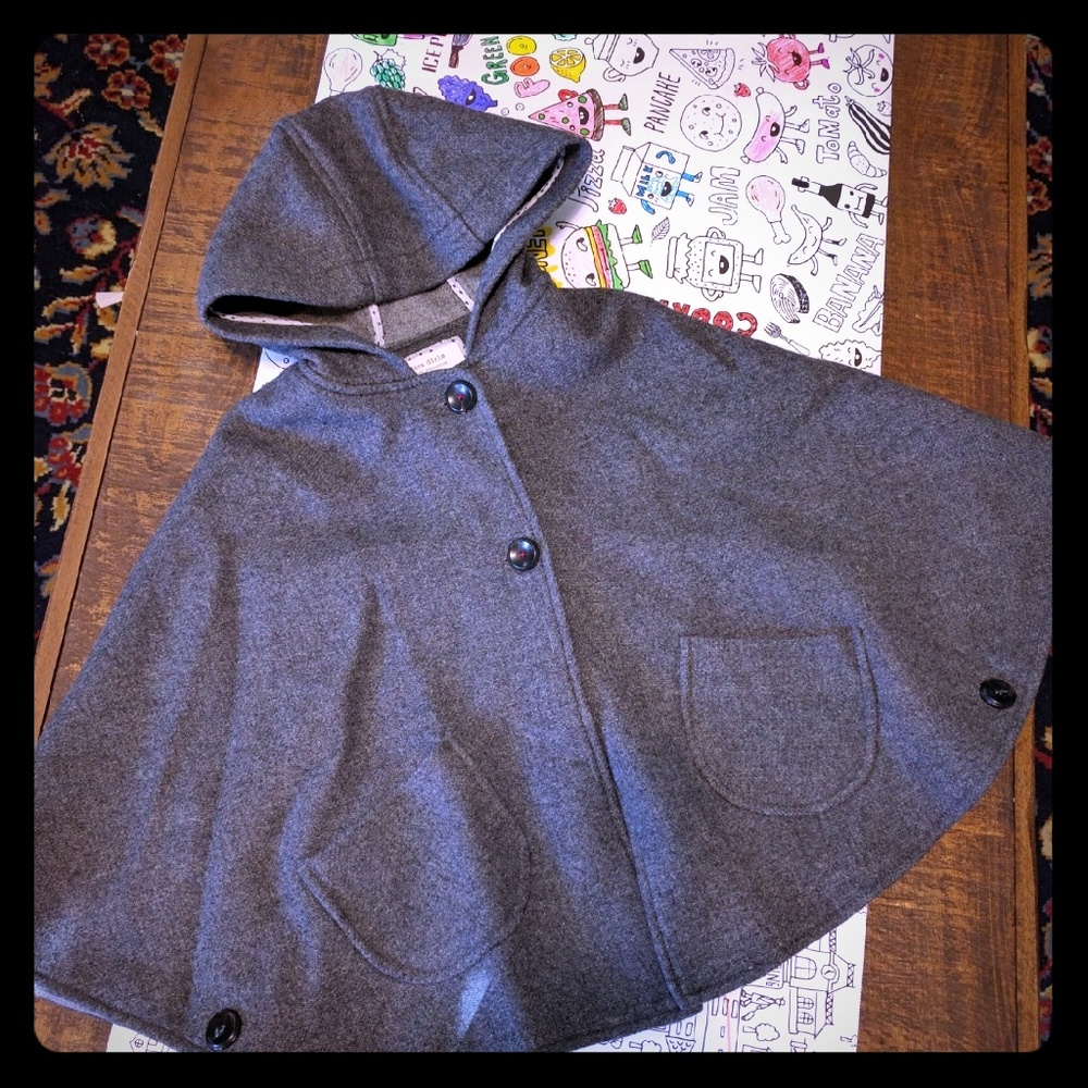 🎉🎉SALE FINAL🎉 ZARA 😻Wool blend hooded cape